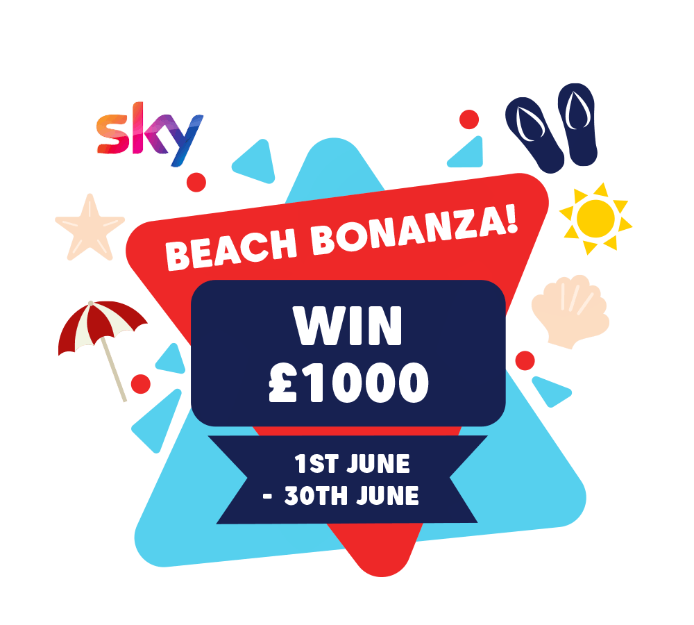 Beach Bonanza! £1000 Summer prize draw