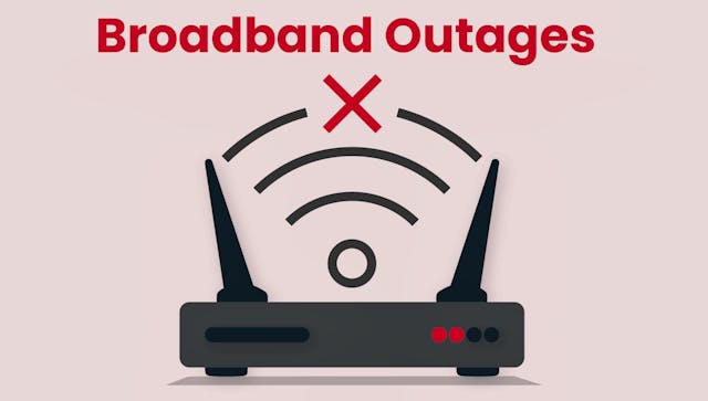 How to Deal with Broadband Outages: What Can You Do?